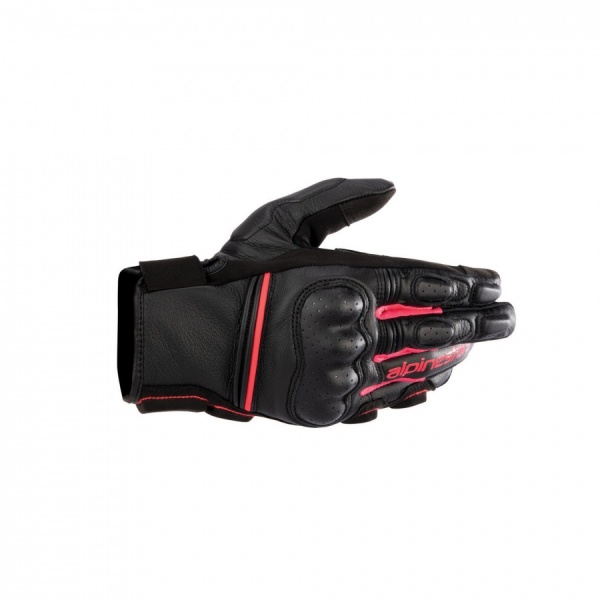 Alpinestars Stella Phenom Leather Gloves Black Diva Pink